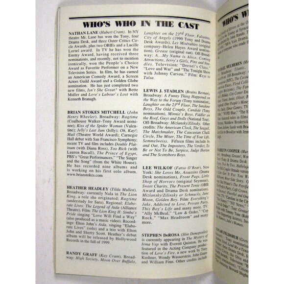 Do Re Mi Playbill 1999 City Center Encore Nathan Lane Brian Stokes Mitchell - Picture 6 of 7